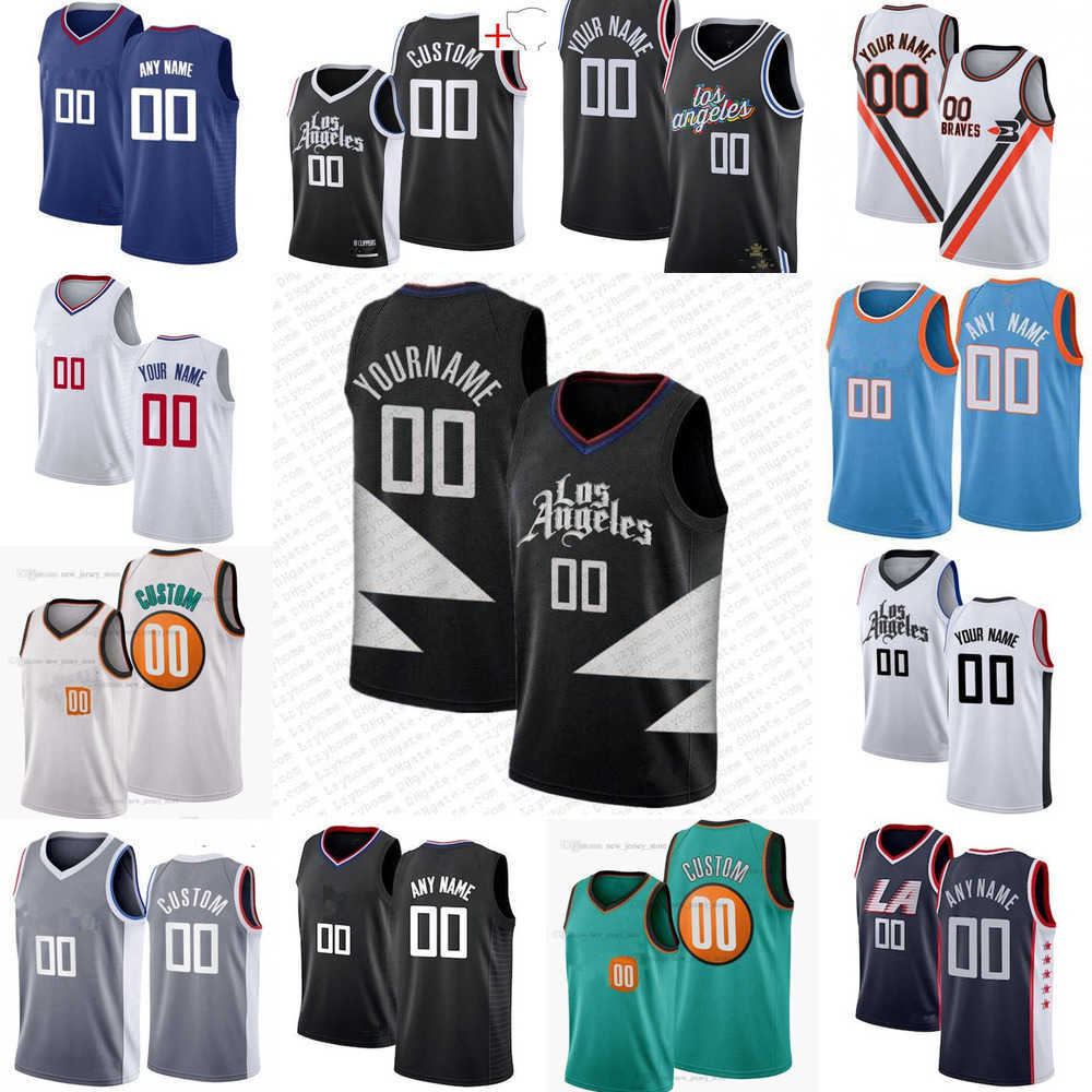 

Mens Womens Youth LA''Clippers''Custom 33 Nicolas Batum 23 Robert Covington 0 Jason Preston 4 Brandon''Boston Jr. 9 Moses Brown Basketball Jersey, Colour