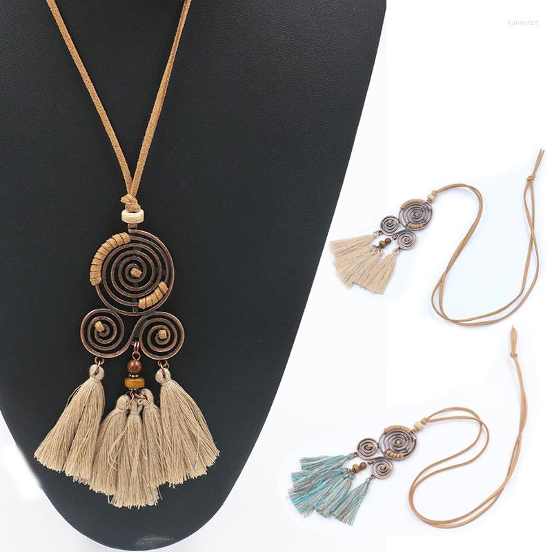 

Pendant Necklaces 2023 Arrival Female Necklace Tassel Long Winter Sweater Chain Women Wholesale Sales