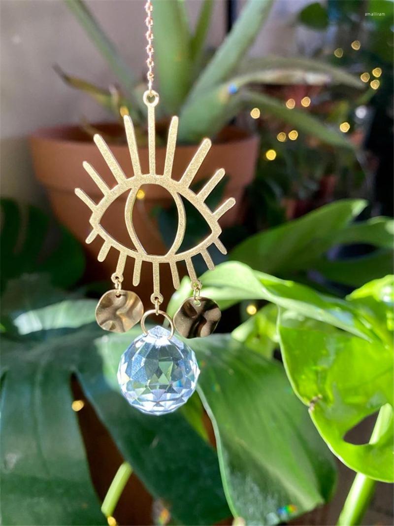 

Keychains Sun Catcher: All Seeing Eye SunCatcher Crystal Window Rainbow Maker Boho Dijes