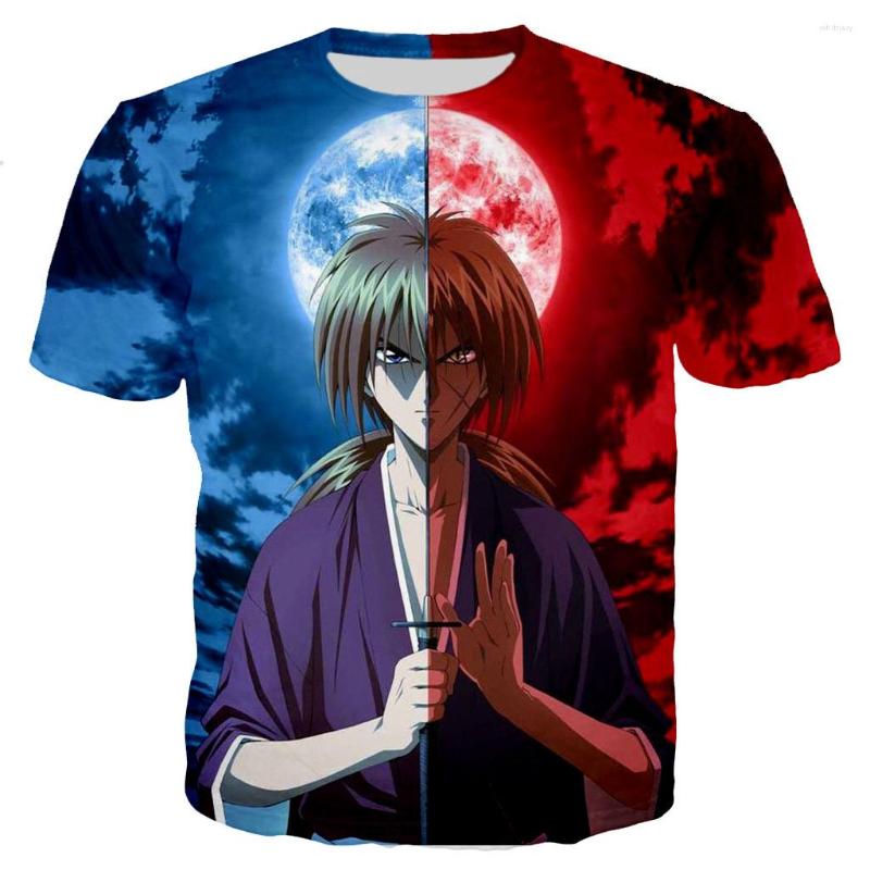 

Men's T Shirts Anime Rurouni Kenshin Men/women Fashion Cool 3D Printed T-shirts Unisex Casual Style Tshirt Streetwear Short Sleeves Around, 06