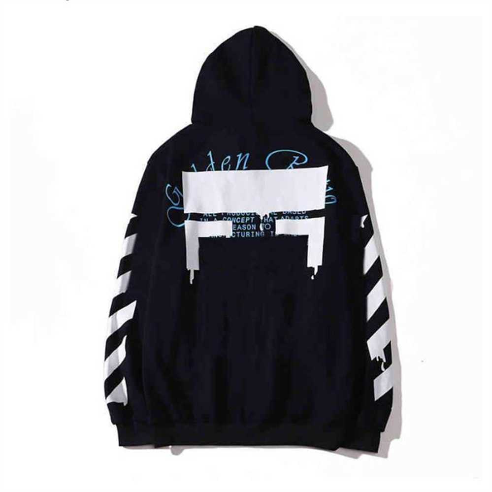 

Loose Classic Mens Offs Sweatshirts Designer Fashion Hoodies Pullover Hip Hop Oil Paint Back Arrow Men Unisex Women Hooded Casual Hoodie, A9