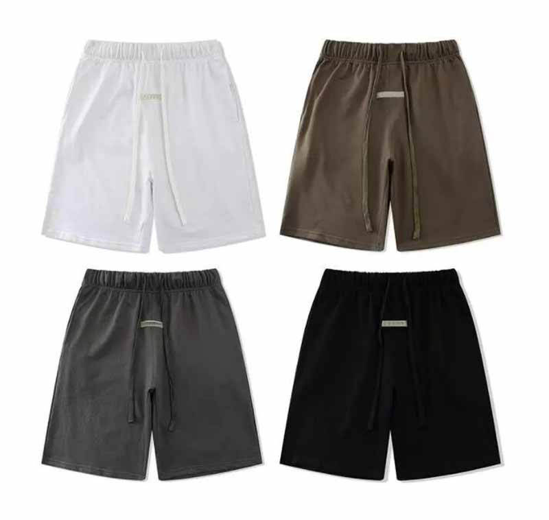 21ss Reflective Street Shorts Men's Casual Sports Pant Loose Oversize Style Drawstring Short Pants Trend Designer