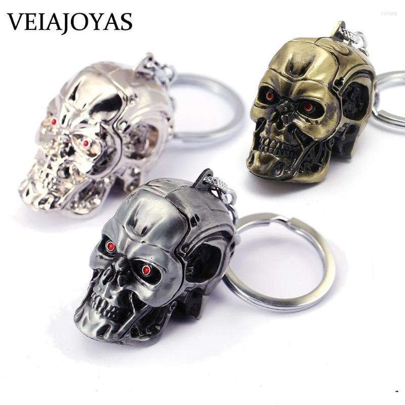 

Keychains Motorcycles Keyring Movie Terminator 3D Alloy Keychain Charms Men's Ghostface Jewelry Accessories Wholesale