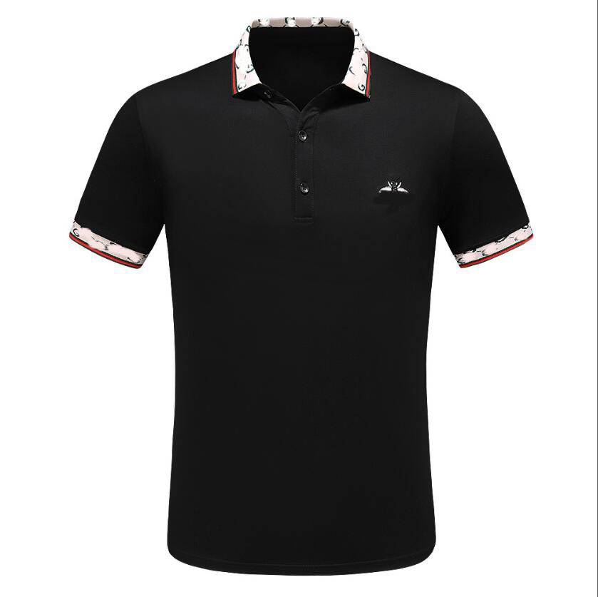 

designer mens Frence brand polo shirts women fashion Embroidery letter Business short sleeve calssic tshirt#203, White