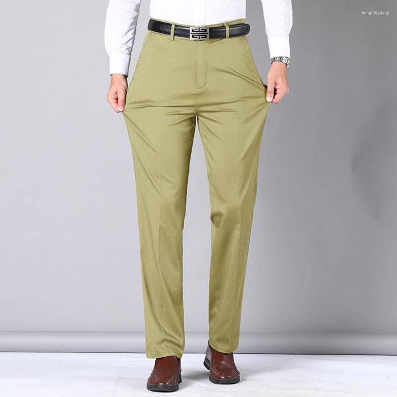 

Men's Suits Men's Cotton Pants Trousers Pocket Plain Comfort Breathable Full Length Wedding Office Business Chic & Modern Formal, Thin and cool