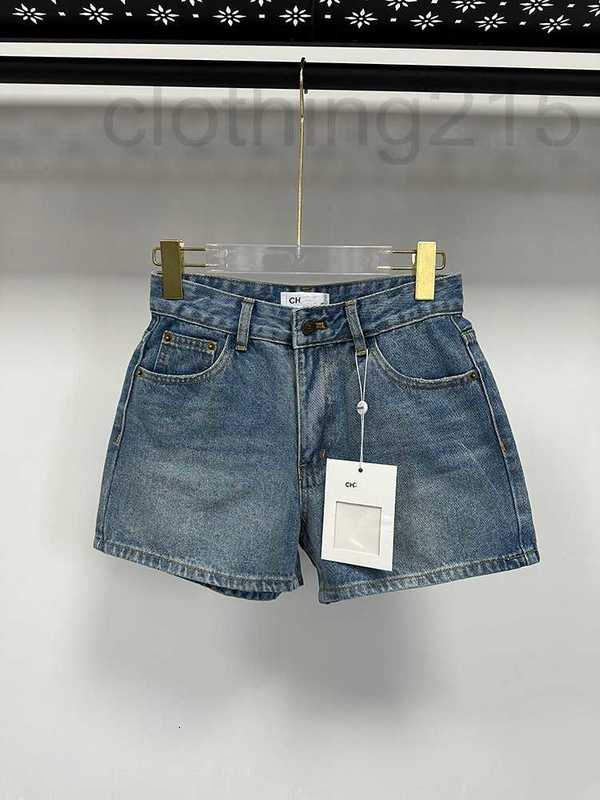 

Women's Shorts Designer 2023 summer new light color thin straight high waist hot pants denim shorts EZYK, Light blue
