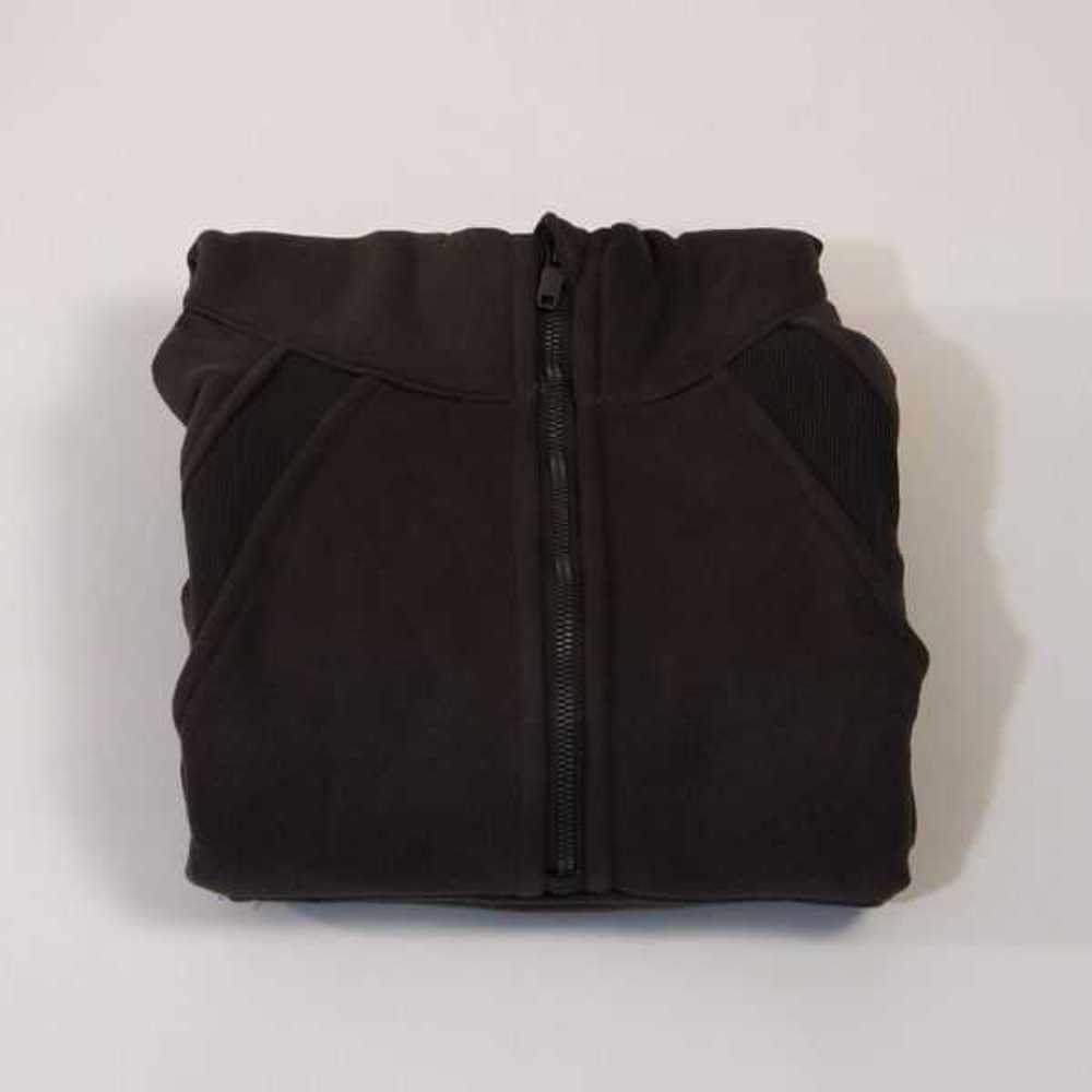

Women's Autumn Hoodies Sweatshirt Yoga Suit Jacket Ladies Sport Half Zipper Thick Loose Short Style with Fleeceruft, Lamb black