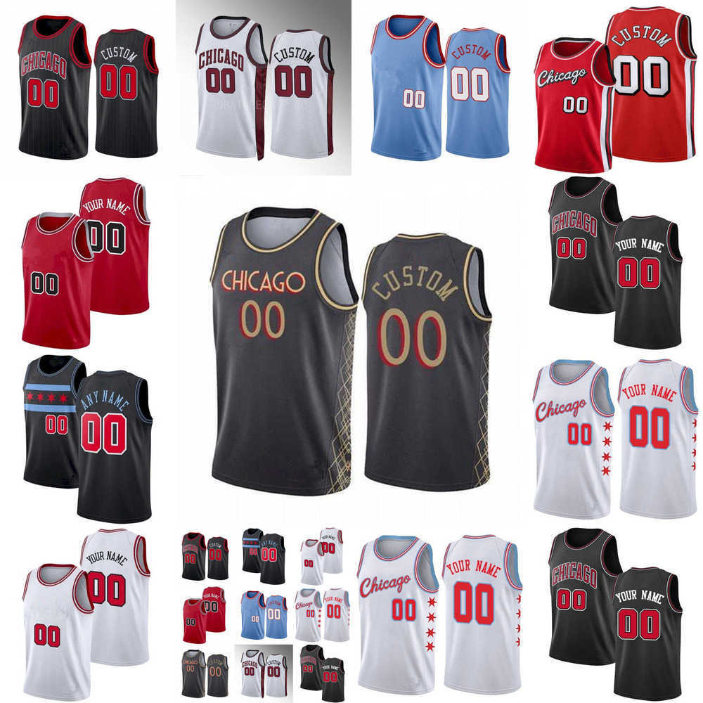 

Chicago''Bulls''Custom Men Womens Youth Goran 7 Dragic Andre 3 Drummond Alex 6 Caruso Patrick 44 Williams Ayo 12 Dosunmu Basketball Jerseys Black Red, Colour