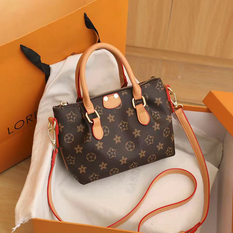 

2023 designers fashion womens crossbody wallet backpack handbags purses card holder handbag shoulder tote bags Hobos mini bag wallet, Brown flower