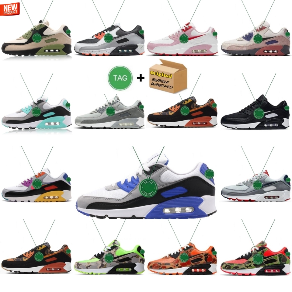 

90s Airs Cushion Running Shoes Men Women max Black Wolf Grey Eton Mess From Above Sports Shoes 90 Royal cool grey Bred Mixtape sneakers comfortable, 13