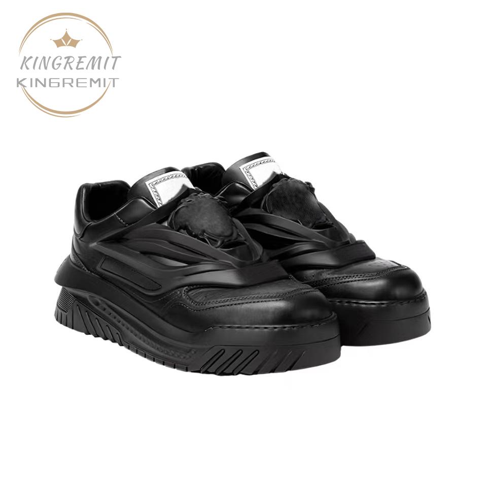 

Italian ODISSEA Sneakers Designer Casual Shoes Mens Thick Greek Platform Sneakers Triple Black White Multicolor Leather Men Trainers