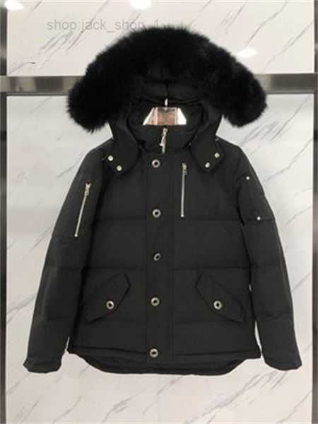 Mens Down Jackets Moose Parka Winter Waterproof Cloth Men Wolf Fur Jacket Hooded Fourrure Outwear Raccoon Furs Warm Knuck Coat 1 A4OC