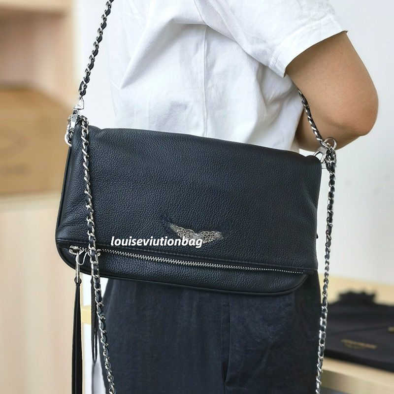 Sac de mode de niche Zadig Spanish Voltaire Chaîne Femme One épaule Messenger Real Leather Sac