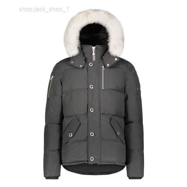 Palm Moose Men's 3q Down Jacket Canada Fox Fur Trim Hood Winter Water Risistent Coat 5 I0GE