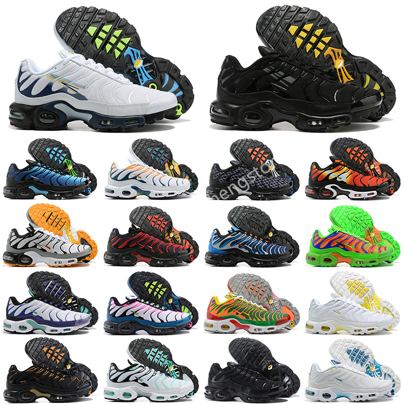 

Male Tn Plus Running Shoes Mens SE Ultra Mens Stripes White Blue Designer Sneakers Retro Tns Classic Outdoor Trainers Size 40-46 b85, Color 3