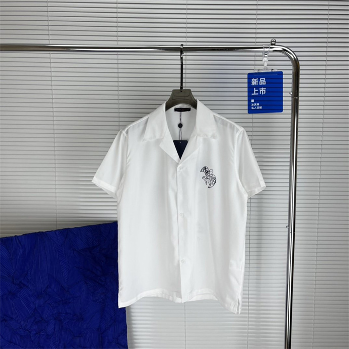 

Men Designer Shirts Summer Shoort Sleeve Casual Shirts Fashion Loose Polos Beach Style Breathable Tshirts Tees Clothing #17