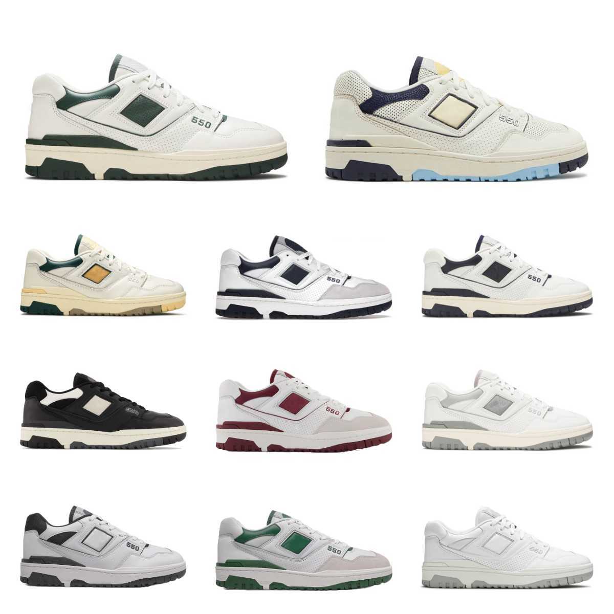 

Trainer New BB550 B550 550 Outdoor Sports Shoes Mens Women White Green Grey Cream Black Blue UNC Navy Purple Shadow Burgundy Cyan AURALEE Trainers Designers Sports, Please contact us