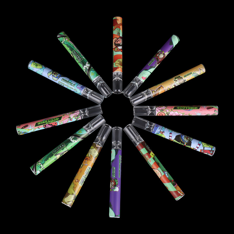 

OG glass smoking pipe 180 pieces loaded with Chevy plate dispalay Box stand trumpet color printed bowl pipes
