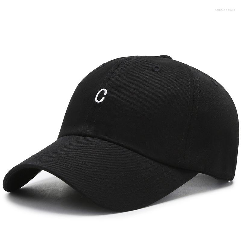 

Berets Men Women Plain Cotton Adjustable Washed Twill Low Profile Baseball Cap Unisex Black Letter Hat, 11