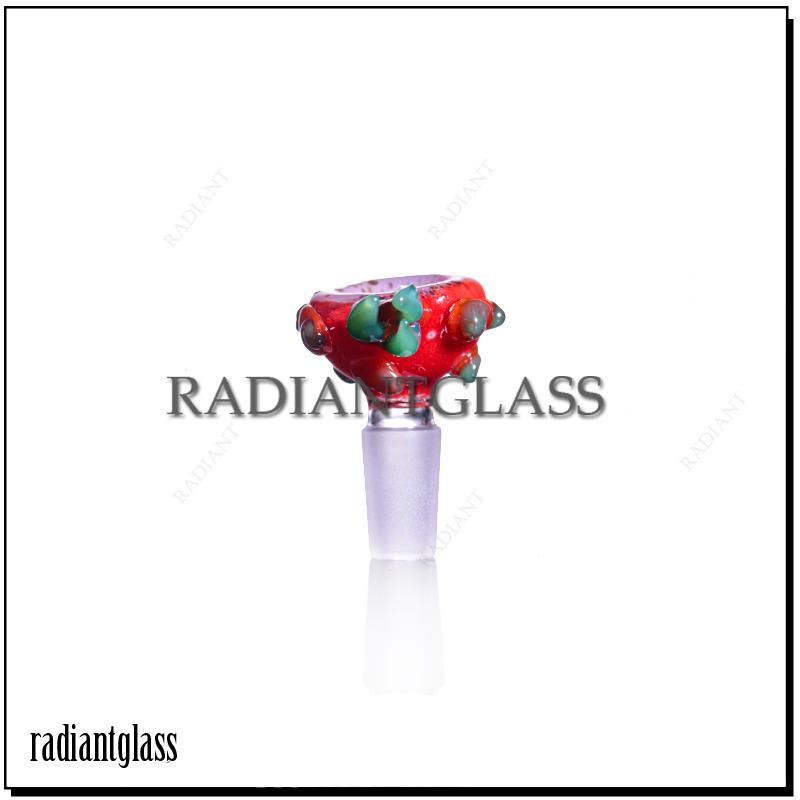 

Dragon Fruit Glass Bowl Smoking New heavy Bowls Novelty Slide Bowl 14mm 19mm Male Pieces for Water Pipes Bongs Tobacco Bowls