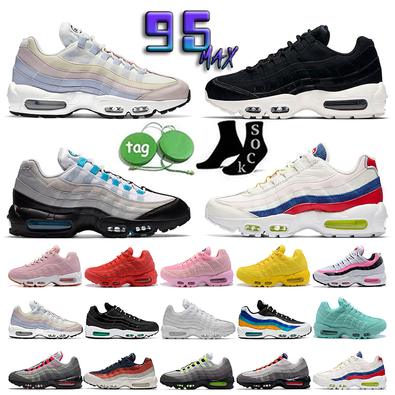 

95 Airmaxs Men Running Shoes 95s Triple Black Worldwide Air Bordeaux Neon¡NiKeS¡AiRmAx Future Club Max Mens Womens Trainers Sports Sneakers, 33