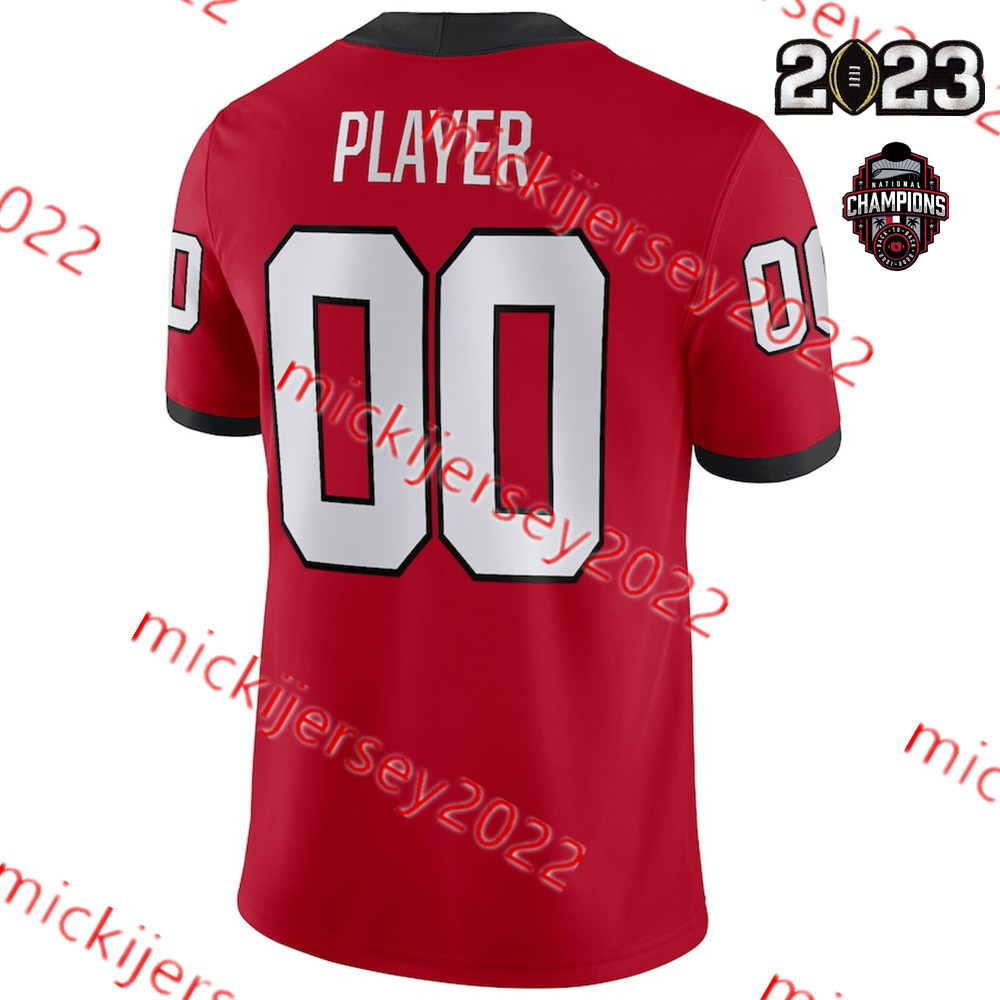 

James Football Wear Custom 2023 Football Champions Jersey Marvin Jones Jr. Jaheim Singletary Xavian Sorey Jr. Dominick Blaylock Tate Ratledge E, 2023 +champions two patch