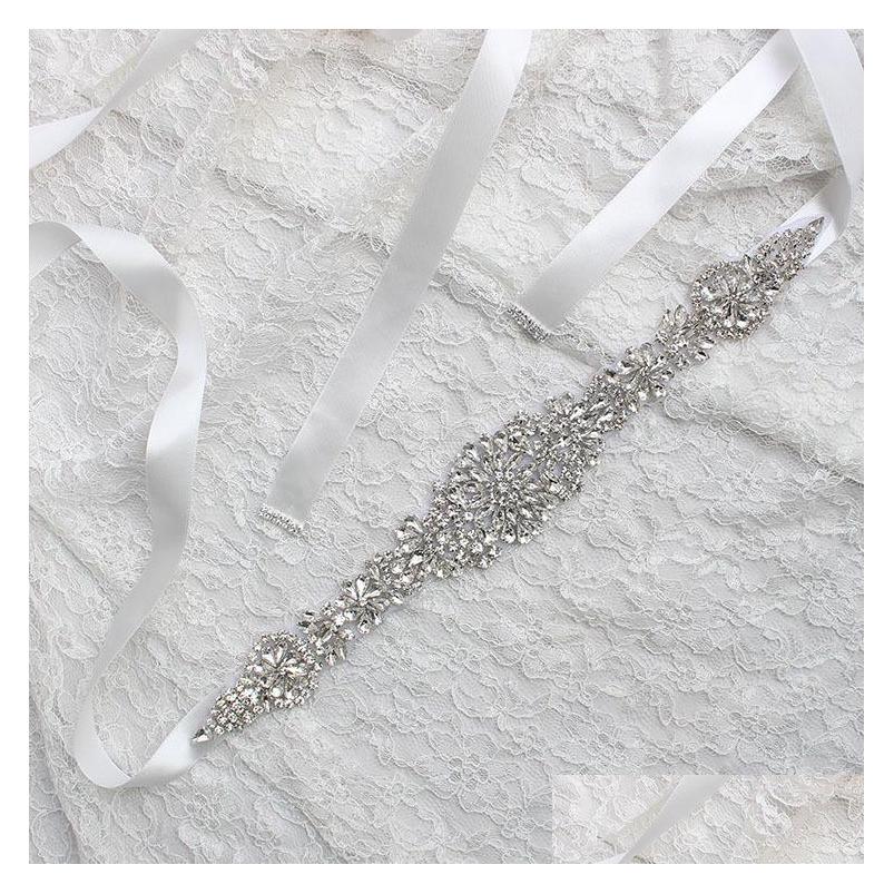 2019 new luxury rhinestone adornment belt wedding dress accessories belt 100 handmade best selling bridal sashes fro prom party 10