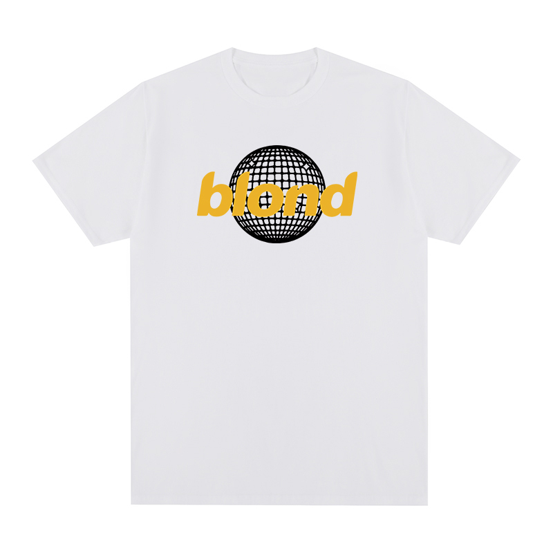 

Men's T Shirts Blond Hip Hop T shirt Frank Rapper Cotton Men T shirt TEE TSHIRT Womens Tops 230215, White