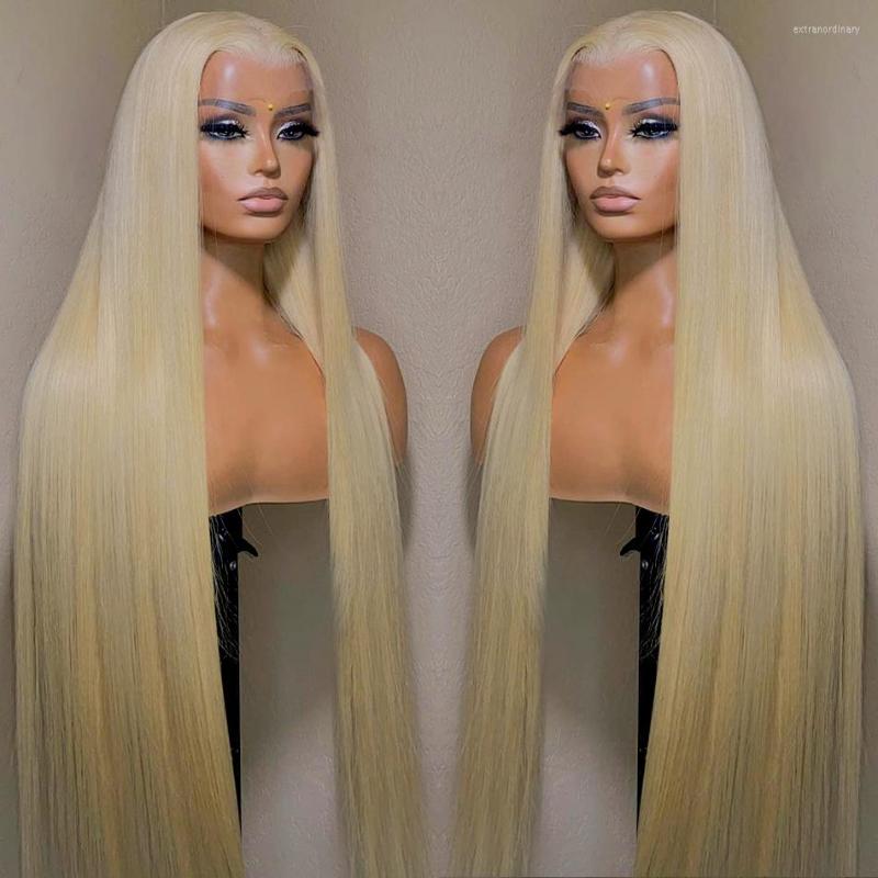 

Inch 613 Honey Blonde Color 13x4 Lace Front Human Hair Wigs For Women Brazilian Bone Straight Transparent Frontal Wig, Picture shown