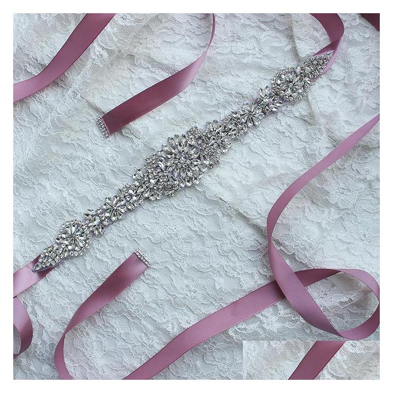 2019 new luxury rhinestone adornment belt wedding dress accessories belt 100 handmade best selling bridal sashes fro prom party 10