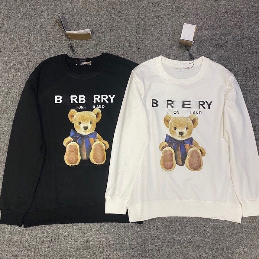 

Designer Hoodie Teddy Bear Hoodie Mens Female Hoody Designer Pullover Hoody Sweatshirt Letter Printed Long Sleeve Crewneck Hooded Sweater Black Essential Knit, Empty bag(not sell separately)