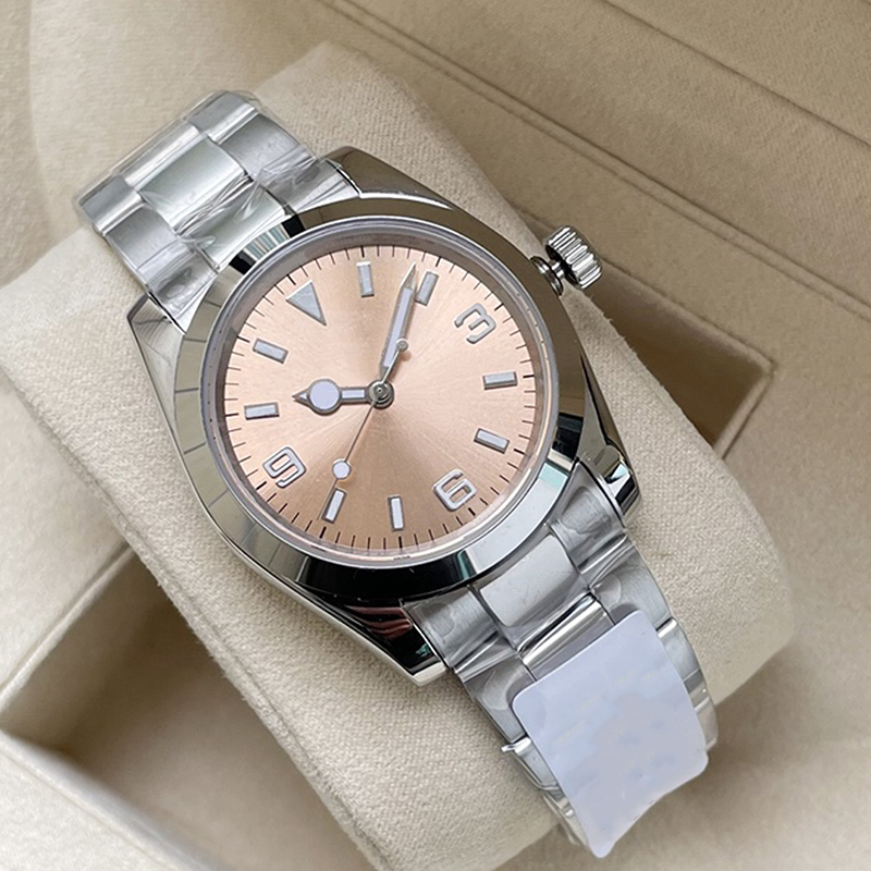 

Classical Watch Mens Watch Automatic Mechanical Watches Ladies Watch Business WristWatch Stainless Steel Watch Waterproof WristWatches Montre De Luxe 41mm 36mm, Color1