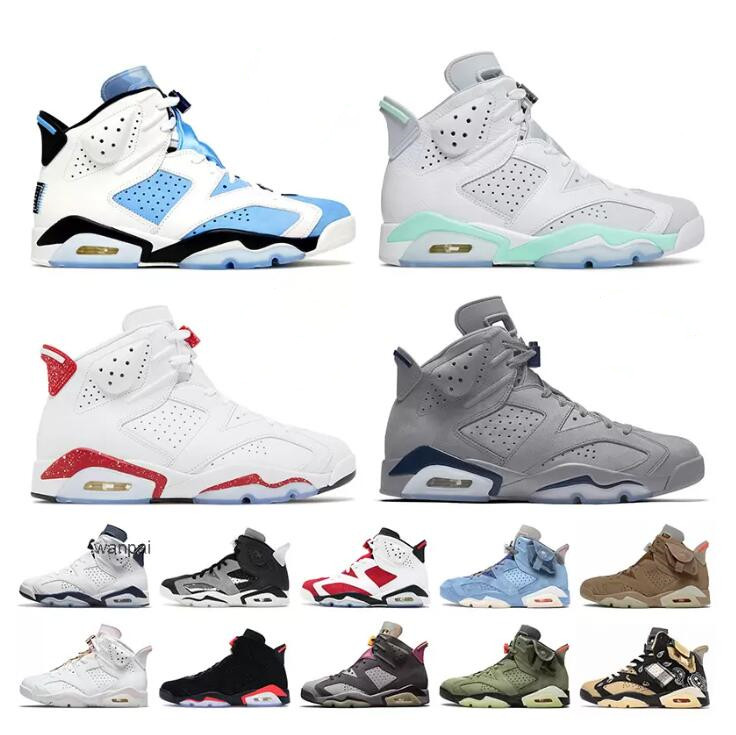 

2023 Jumpman 6 Women Mens Basketball Shoes Retro UNC Red Oreo 6s Georgetown Jorden6s Carmine Black Infrared Bordeaux Midnight Navy Jorda JORDON size 47, 32