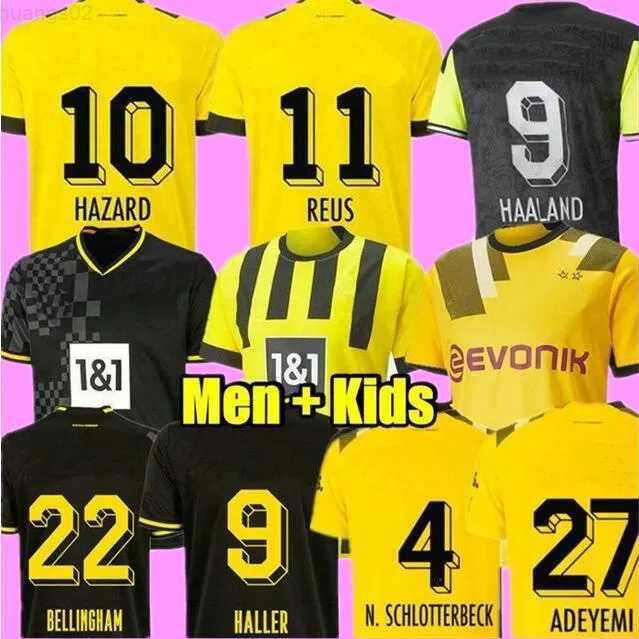 

Borussia Dortmund 22 23 Soccer Jersey 18 Youssoufa Moukoko 19 Julian Brandt 7 Giovanni Reyna 22 Jude Bellingham 4 Nico Schlotterbeck 27 Karim Adeyemi, Colour