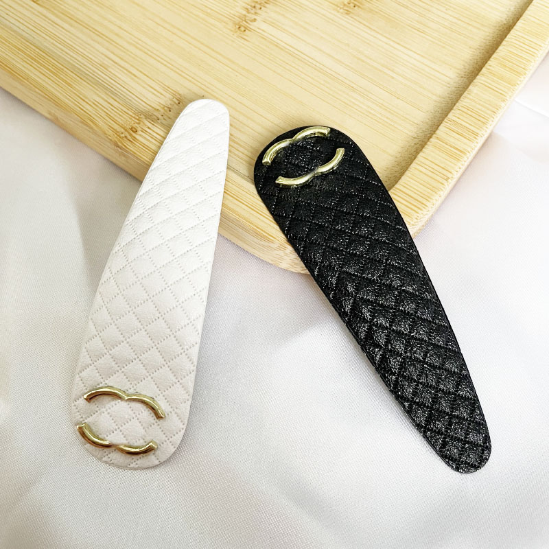 

Luxury Hairpin Hairpins Designer Hair Accessories Black White Headwear Women Brand Simple Design Headband Leisure Hairclips Fashion Hair Clips Elegant, N0291black