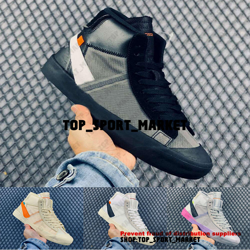 

White Offs Casual Big Size 12 Women Shoes Blazer Mid Sneakers Men Yellow Wolf Grey Serena Queen Us12 Us 12 Trainers 5 Running Eur 46 designer Chaussures Reaper