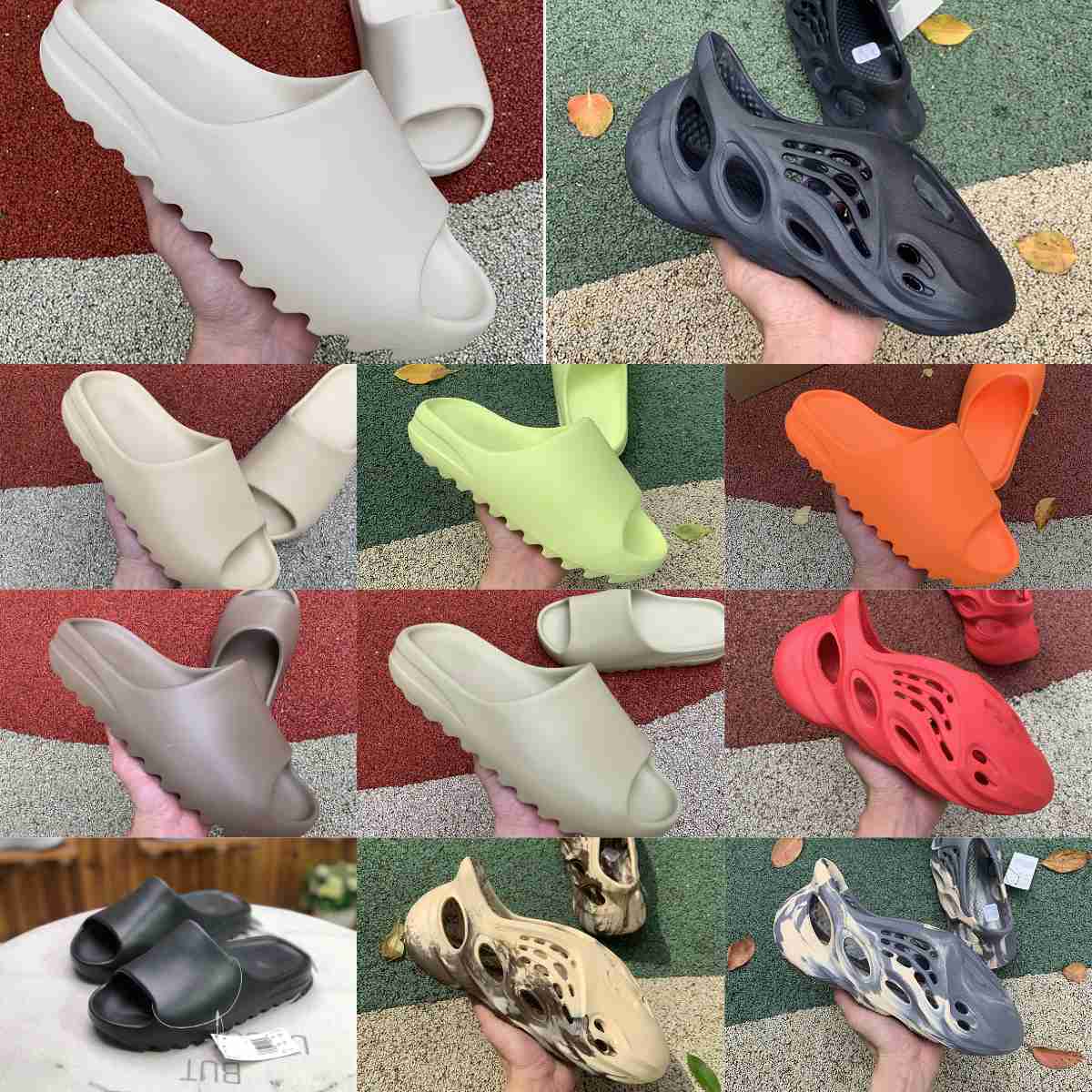 

2023 Slides Slippers Desert Sand Summer Brown Flat Mens Women Beach Resin Slide Sandal Graffiti Bone Rubber MXT Moon Gray Mineral Blue Vermillion Red Designers Y158, Please contact us