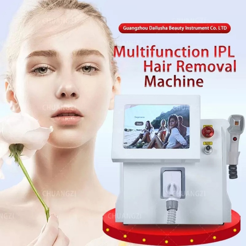 

RF Equipment Hair Removal Machine 2000W Diode Laser Cooling Head 3 Waves 808 755 1064nm Women Painless Face Body