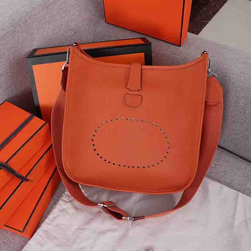 

Designer Luxury Handbags Shoulder Bag Evelyne Taurillon Clemence Square Tote Bags Fashion Crossbody Hollow Out Storage Handbag with Adjustable Straps, 1#