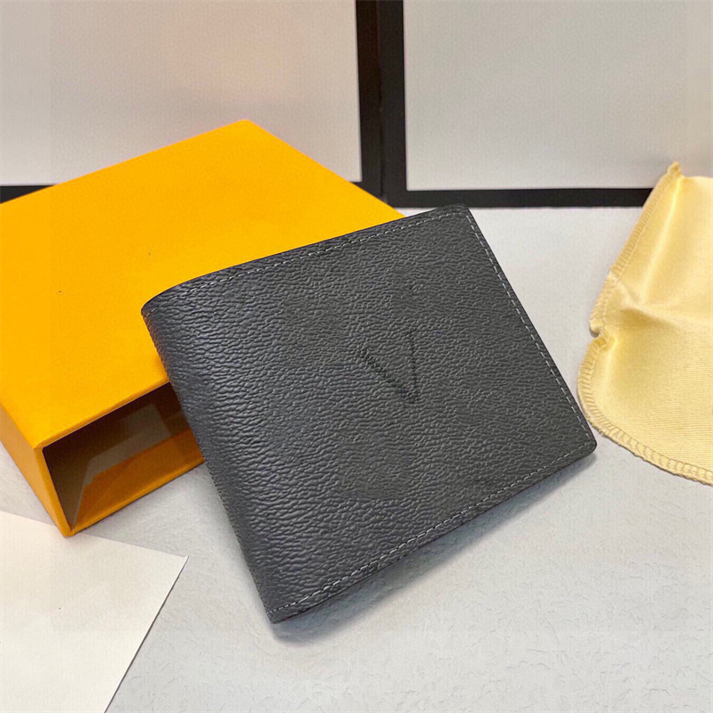 

Designer Card Holder Luxury Wallet Genuine Leather Charm Purse Fashion Women Men Purses Mens Key Ring Credit Coin Bag, Grey