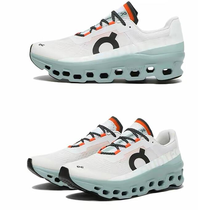 

2023 On Cloudmonster Lightweight Cushioned Running Shoes Cloud Monster Training Shoe Footwear Lightweight Men Women Runner Sneakers kingcaps store, Frost/cobalt