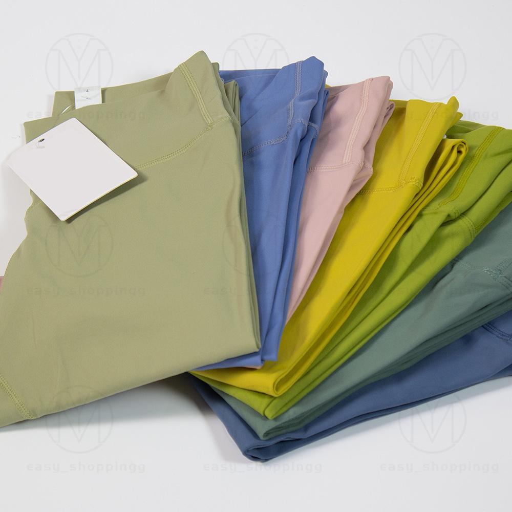 

23 lulus align womens yoga outfit solid color leggings pant high waist designers clothes sexy legging yogas pants sports elastic fitness wear overall tights workout, 22