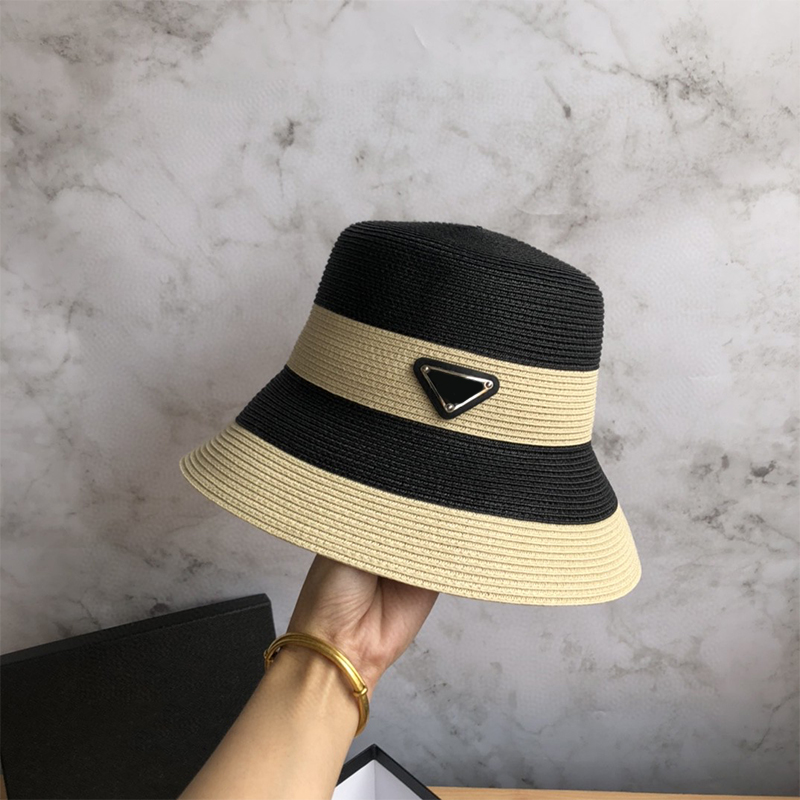 

Womens Designer Bucket Hat Fashion Knitted Caps Luxury Straw Sun Visor Hats For Men Woman Bonnet Beanies Baseball Cap Casquette 2302151BF, Khaki