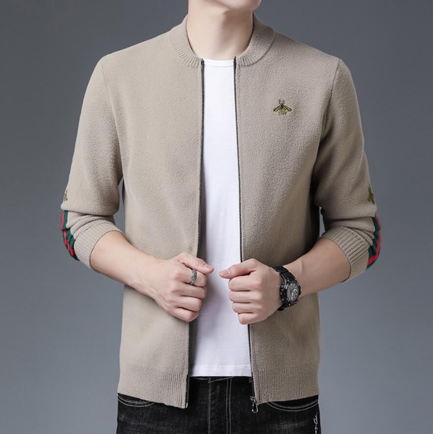 Spot en gros 2023 automne nouveau pull pour hommes cardigan tricoté pour hommes veste décontractée coréenne pour hommes