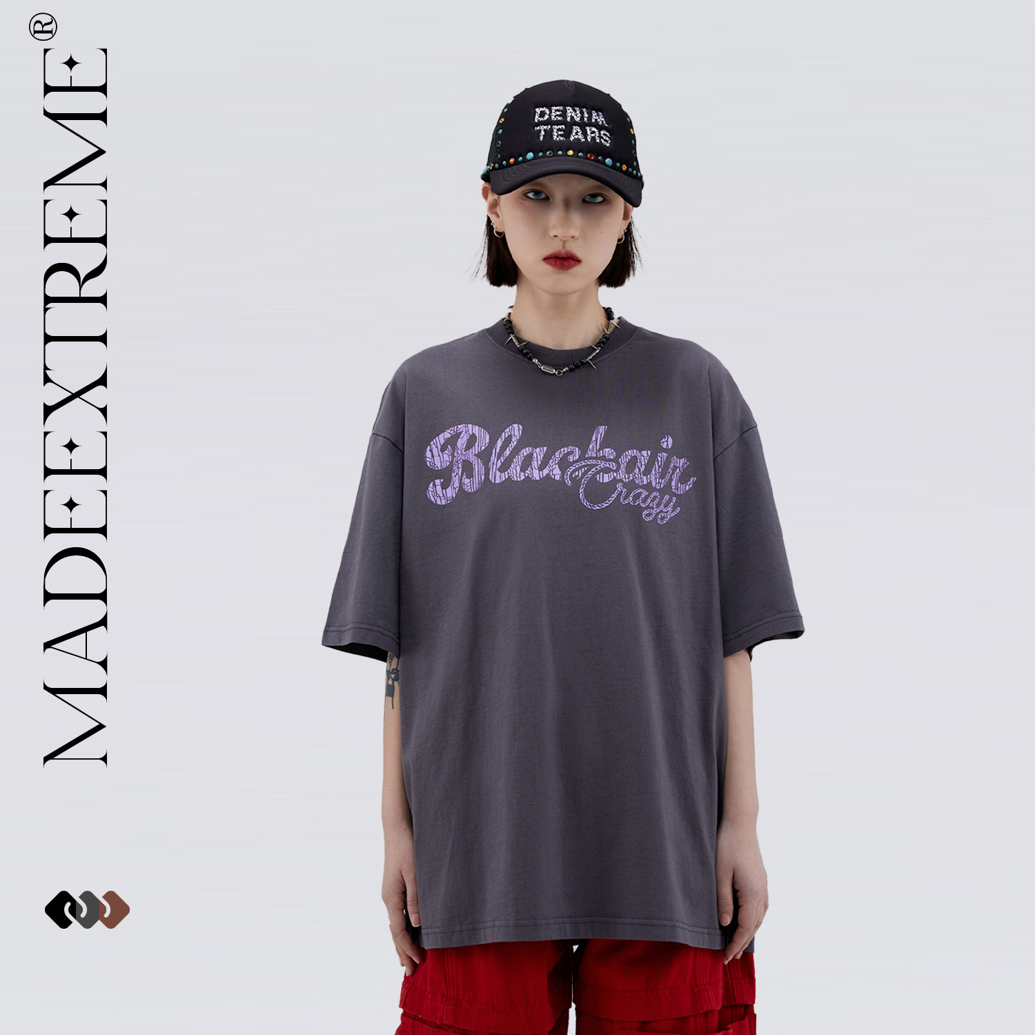 Men's T-Shirts Street Tide Men's Light Color Changing Alphabet Print Summer Short Sleeve T-shirt for Men and Women-image-842122544