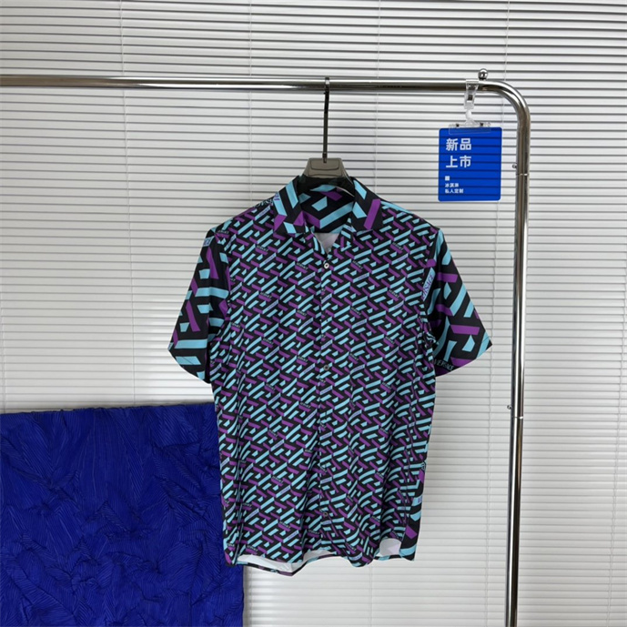 

Men Designer Summer Shoort Sleeve Casual Shirts Fashion Loose Polos Beach Style Breathable Tshirts Tees Clothing #27 UAWO