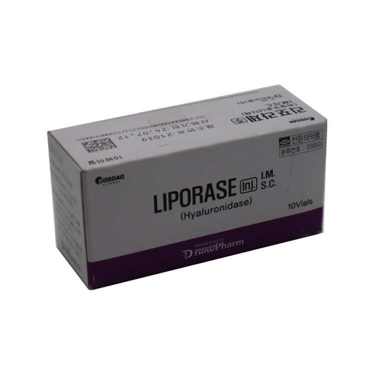 

Beauty Items Liporases Hyaluronidases 1500iu Solution for dissolving HA Dermal Filler Sculptra