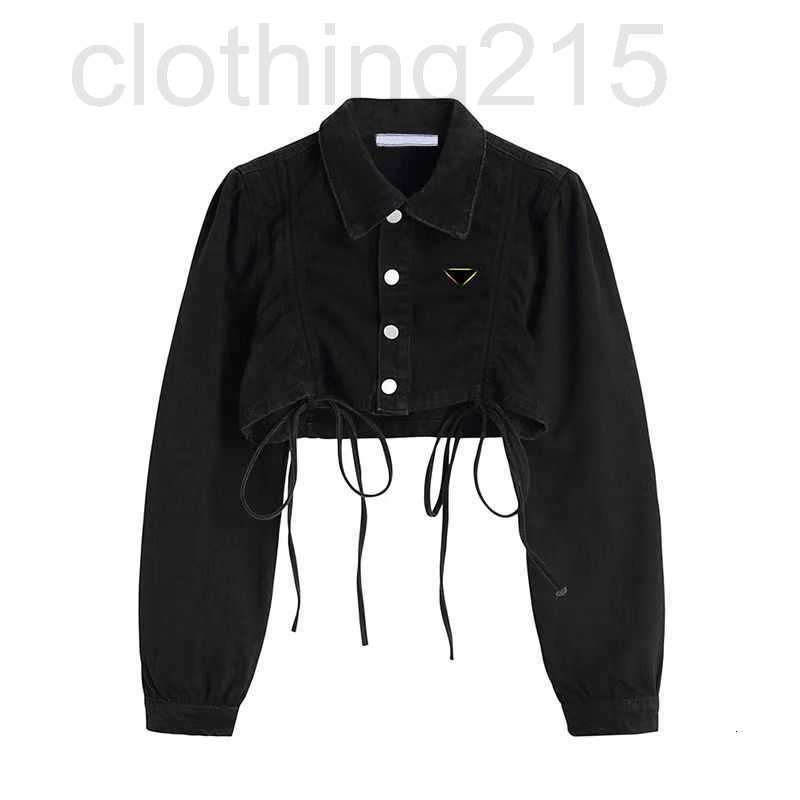 

Women' Jackets Designer Woman Jacket Denim Coat Short Outwears Coats Long Sleeve Spring Autumn Windbreaker Womens H34W, Black1