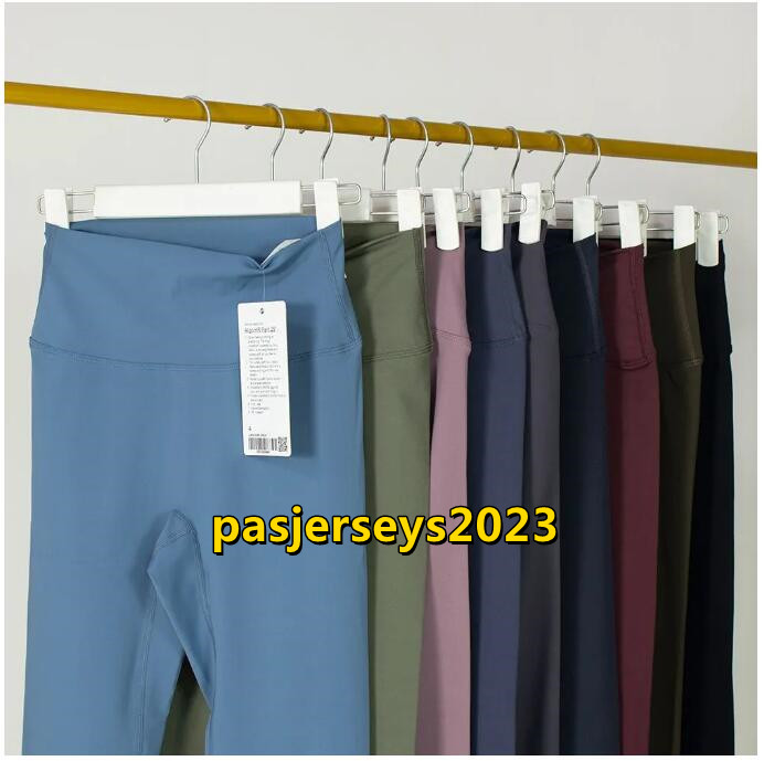 

2022 designer lu-11 Yoga Outfits solid color women Yoga Pants High Waist Sports Fitness elastic Leggings S-3XL