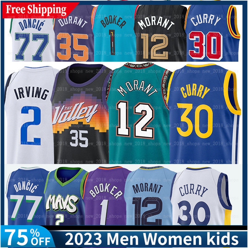 

Kyrie Irving 2 Basketball Jersey Dalla Maverick Stephen Curry Luka Doncic Ja Morant Warriores 77 12 1 Kevin Durant Devin Booker Chris Paul 2023 Men Jerseys